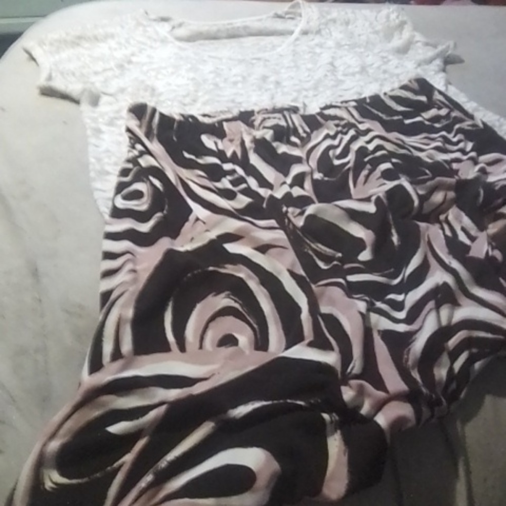 Skirt and shirt